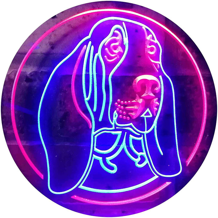 Basset Hound Dog LED Neon Light Sign - Way Up Gifts