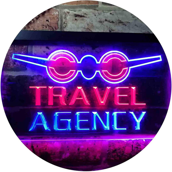 Travel Agency LED Neon Light Sign - Way Up Gifts
