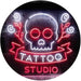 Skull Tattoo Studio LED Neon Light Sign - Way Up Gifts