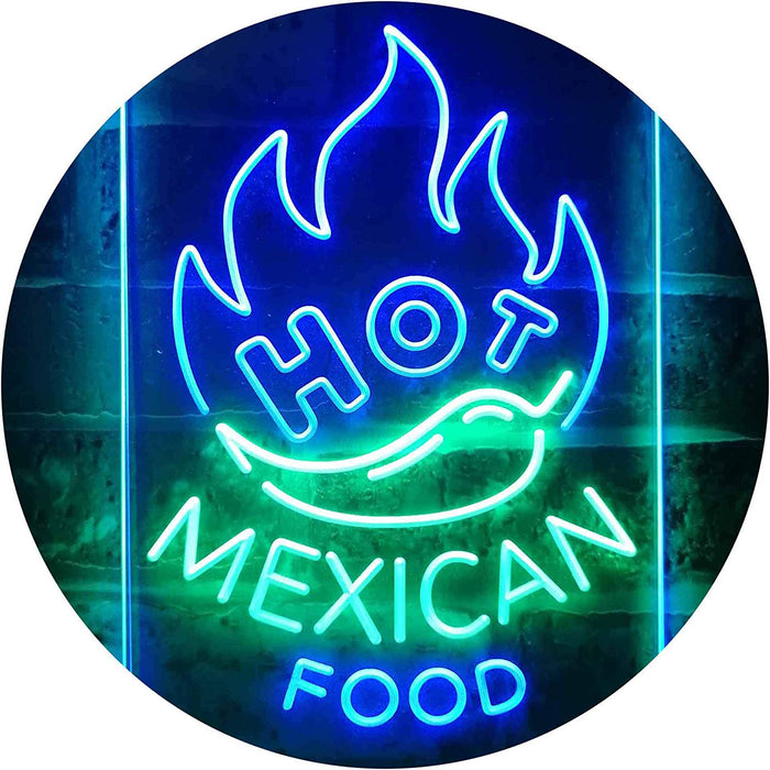 Hot Mexican Food LED Neon Light Sign - Way Up Gifts