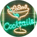 Cocktails Bar Glass LED Neon Light Sign - Way Up Gifts