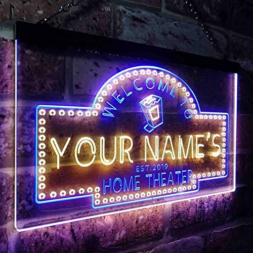 Custom Movie Room Home Theater LED Neon Light Sign - Way Up Gifts
