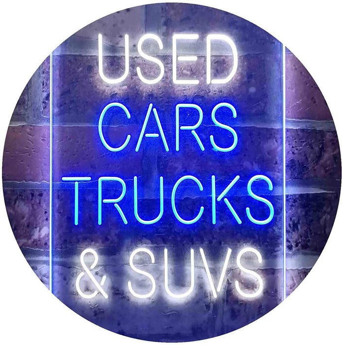 Used Cars Trucks SUVs LED Neon Light Sign - Way Up Gifts