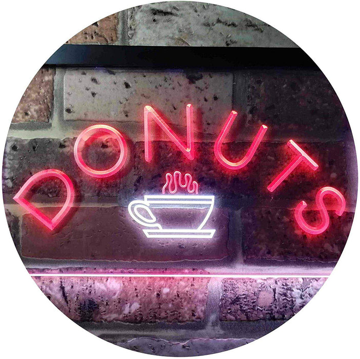 Donuts Coffee LED Neon Light Sign - Way Up Gifts