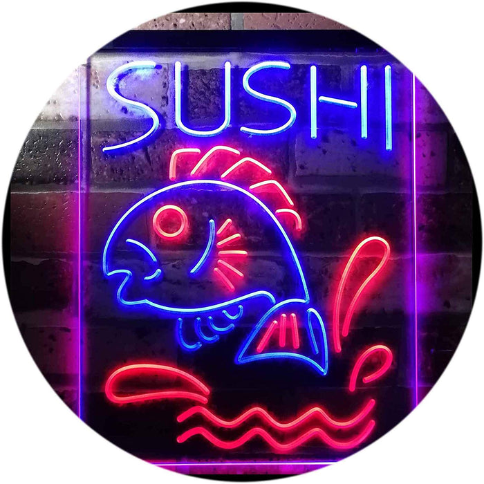 Fish Sushi LED Neon Light Sign - Way Up Gifts