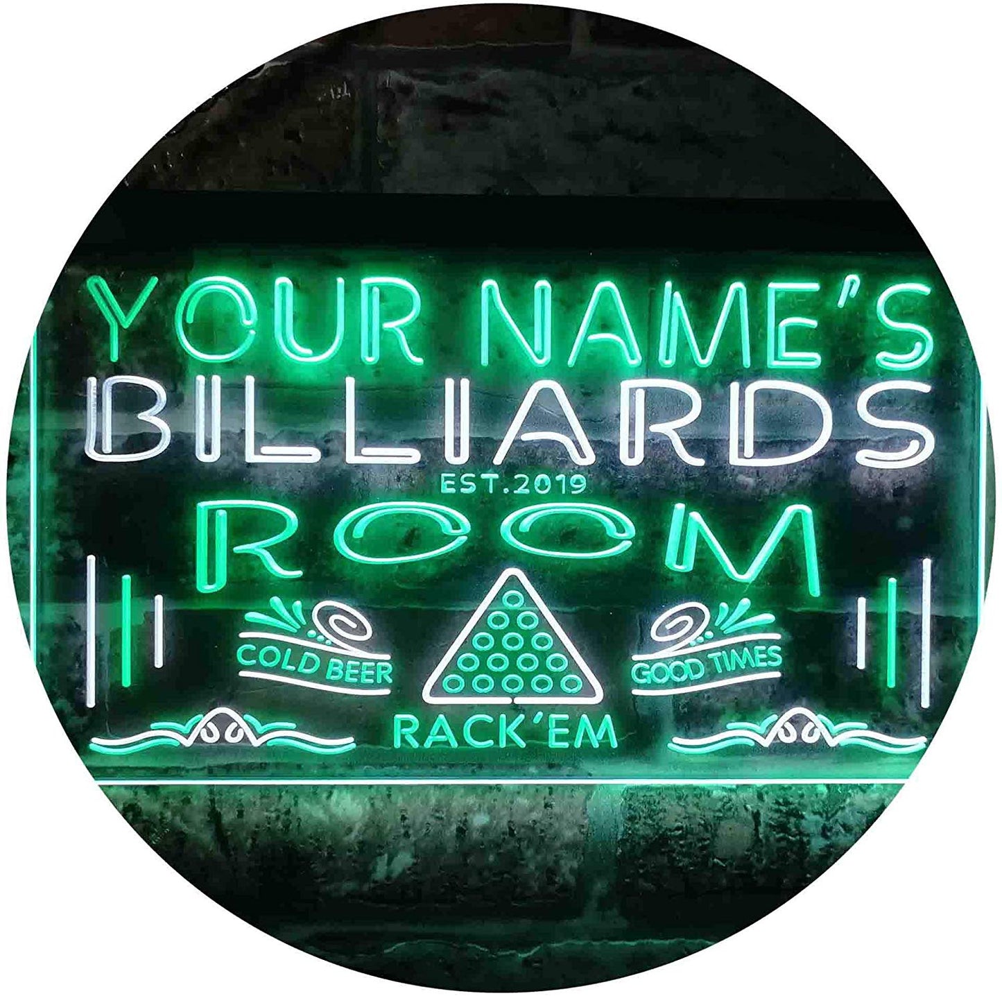 Custom Pool Billiards Room LED Neon Light Sign - Way Up Gifts