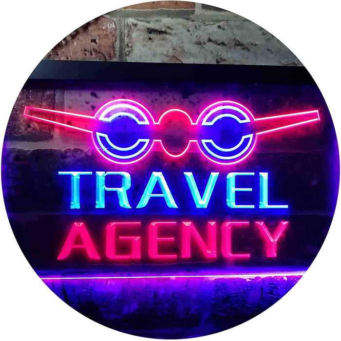 Travel Agency LED Neon Light Sign - Way Up Gifts