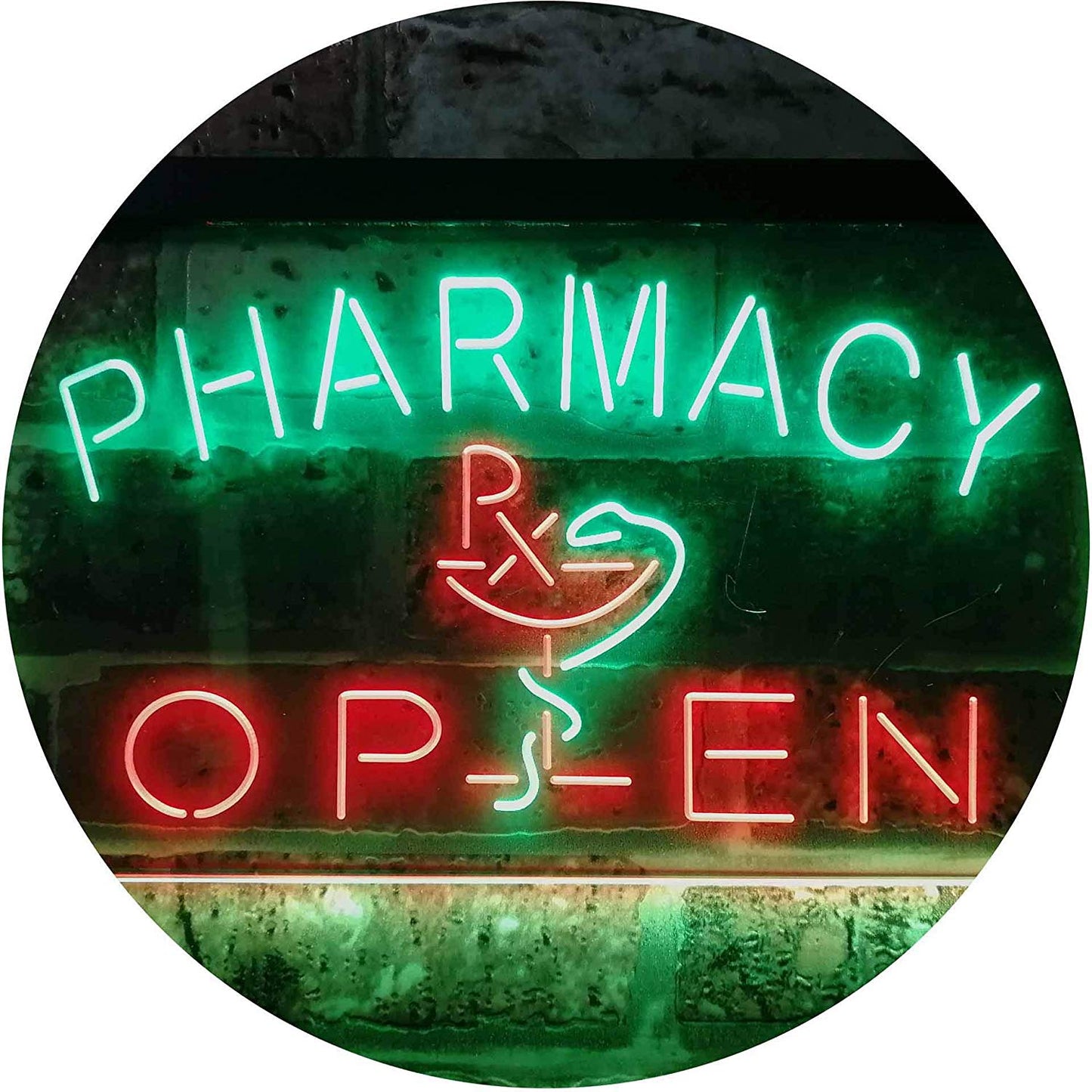 RX Pharmacy Open LED Neon Light Sign - Way Up Gifts