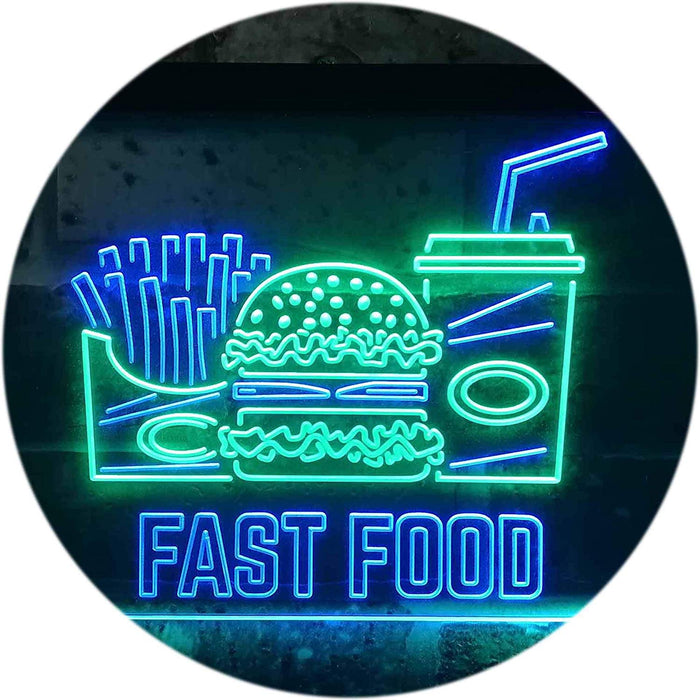 Fast Food LED Neon Light Sign - Way Up Gifts