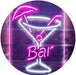 Cocktail Glass Bar LED Neon Light Sign - Way Up Gifts