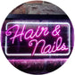 Beauty Salon Hair & Nails LED Neon Light Sign - Way Up Gifts