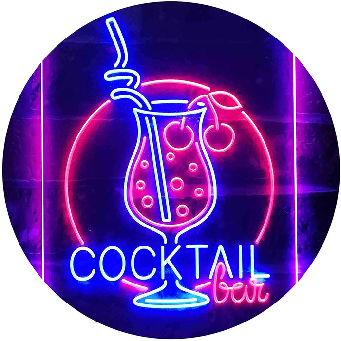 Cocktail Bar LED Neon Light Sign - Way Up Gifts