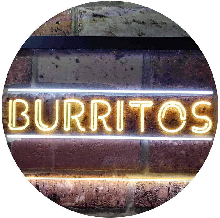 Mexican Food Burritos LED Neon Light Sign - Way Up Gifts