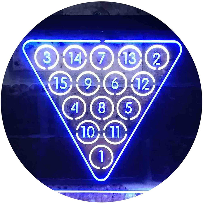 Billiards Pool Snooker LED Neon Light Sign - Way Up Gifts