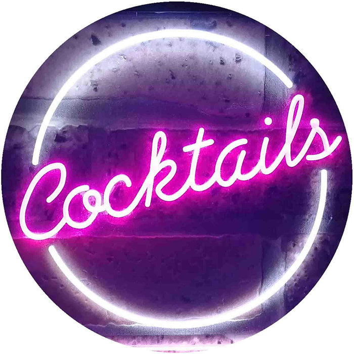 Cocktails Bar LED Neon Light Sign - Way Up Gifts