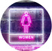 Women Bathroom Restroom LED Neon Light Sign - Way Up Gifts