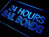 24 Hours Bail Bonds LED Neon Light Sign - Way Up Gifts