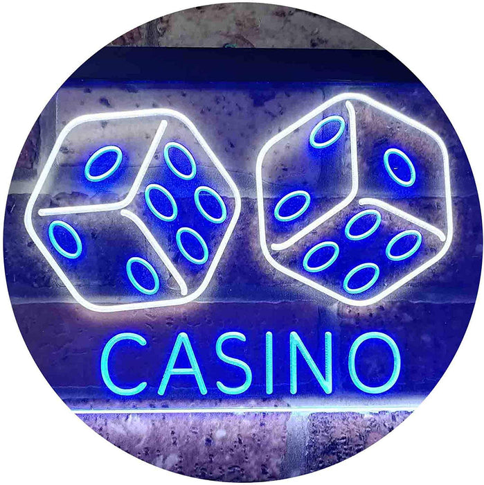 Dice Casino LED Neon Light Sign - Way Up Gifts