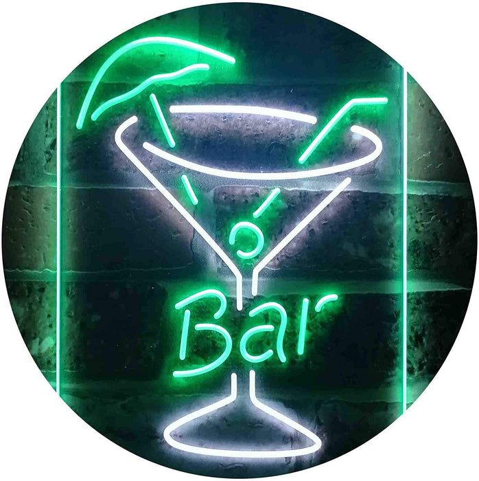 Cocktail Glass Bar LED Neon Light Sign - Way Up Gifts