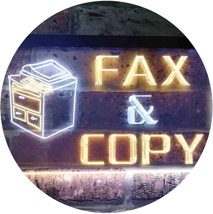 Fax Copy LED Neon Light Sign - Way Up Gifts
