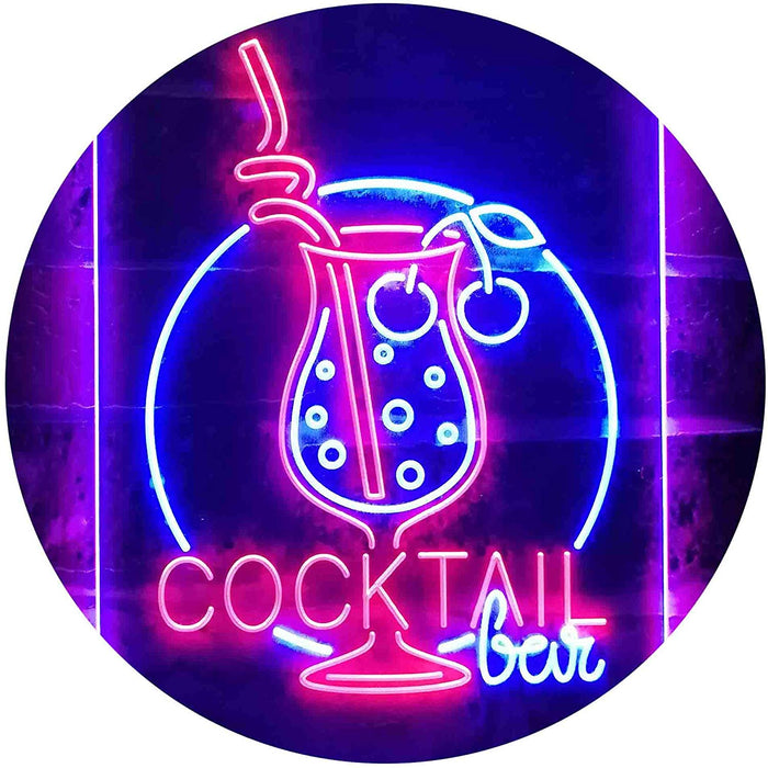 Cocktail Bar LED Neon Light Sign - Way Up Gifts