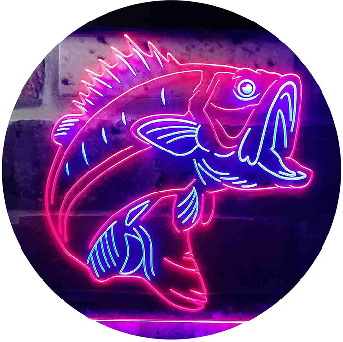 neon purple fish