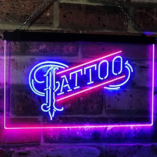 Retro Tattoo And Piercing Neon Sign HighRes Vector Graphic  Getty Images