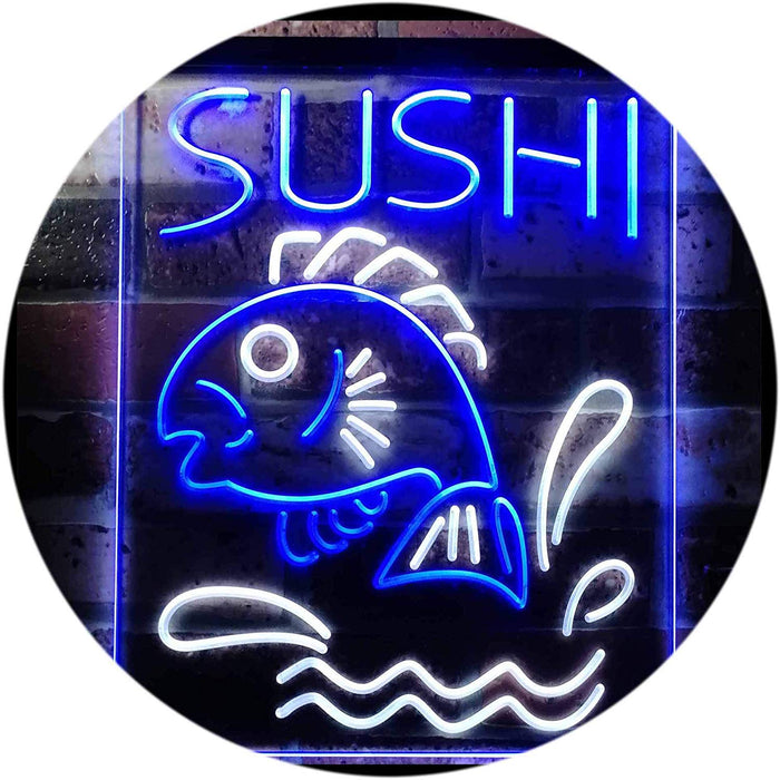 Fish Sushi LED Neon Light Sign - Way Up Gifts