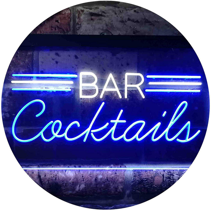 Bar Cocktails LED Neon Light Sign - Way Up Gifts