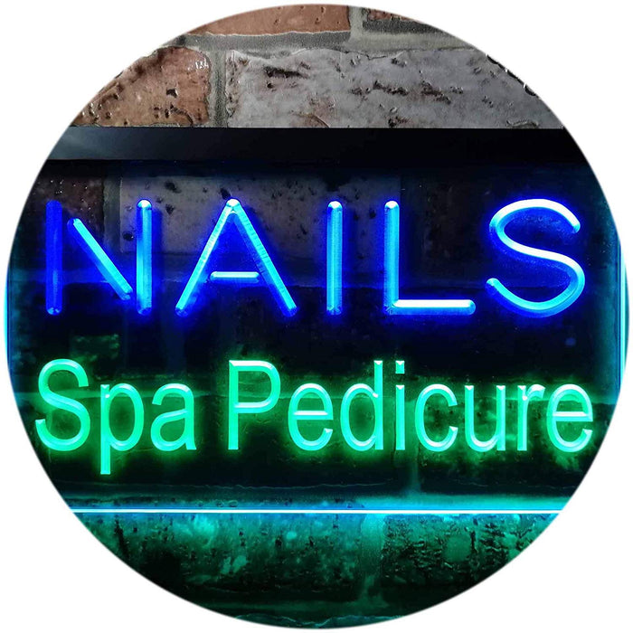 Nails Spa Pedicure LED Neon Light Sign - Way Up Gifts