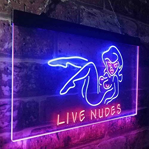 Live Nudes Sexy Lady LED Neon Light Sign - Way Up Gifts