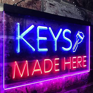 Buy Key Shop Keys Made Here LED Neon Light Sign — Way Up Gifts