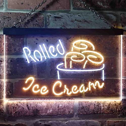 Rolled Ice Cream LED Neon Light Sign - Way Up Gifts