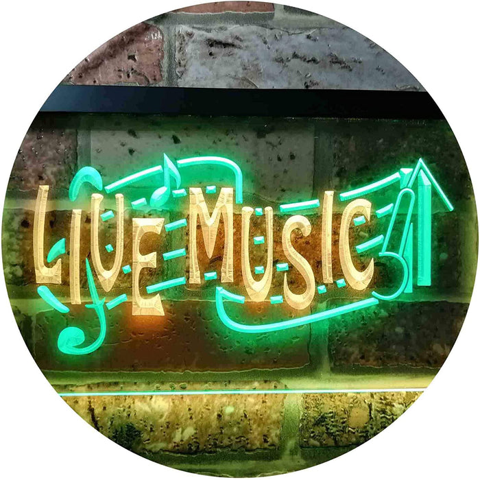 Live Music LED Neon Light Sign - Way Up Gifts