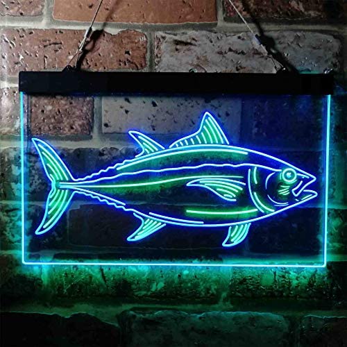 Buy Tuna Fish Bait Store Fishing Beach Decor LED Neon Light Sign