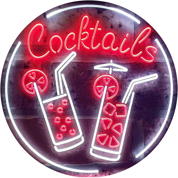 Cocktails LED Neon Light Sign - Way Up Gifts