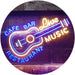 Guitar Cafe Bar Restaurant Live Music LED Neon Light Sign - Way Up Gifts