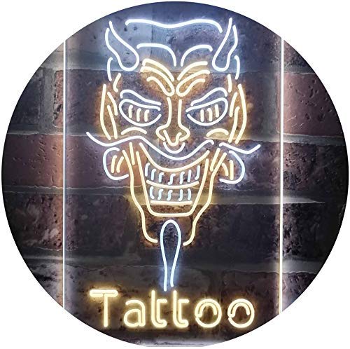 Hannya Mask Tattoo LED Neon Light Sign - Way Up Gifts