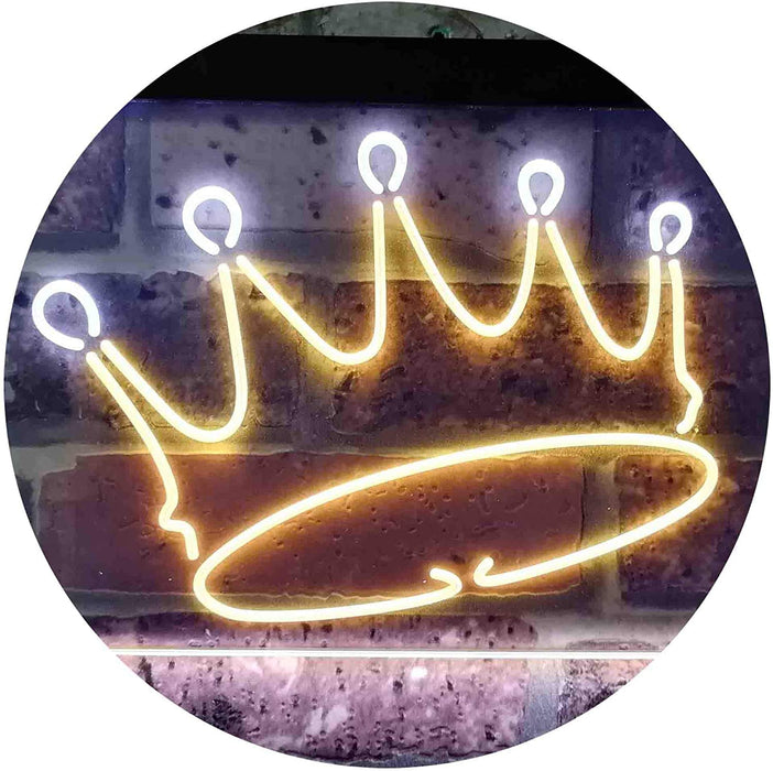 Princess Crown Girls Room Decor LED Neon Light Sign - Way Up Gifts