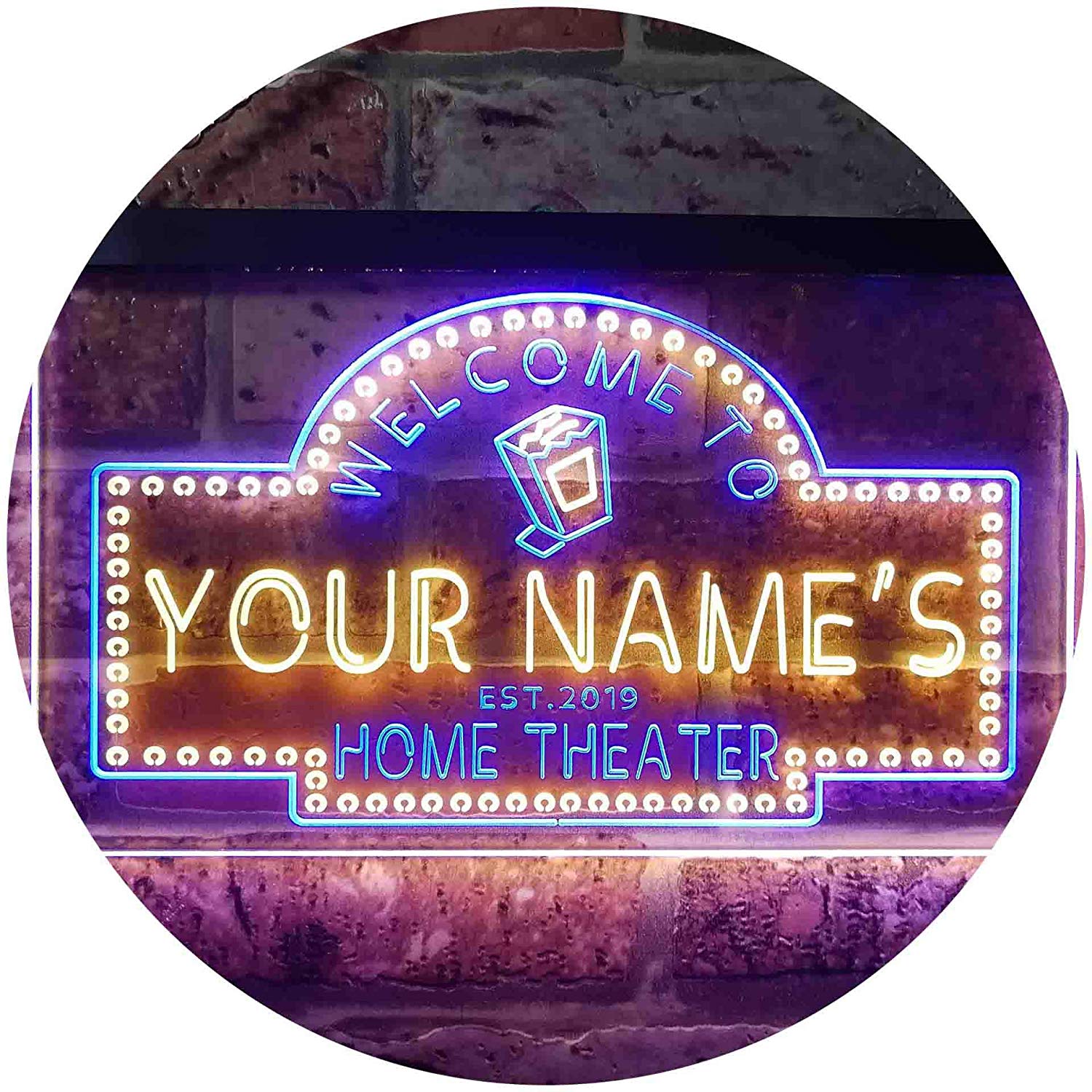 Custom Movie Room Home Theater LED Neon Light Sign - Way Up Gifts