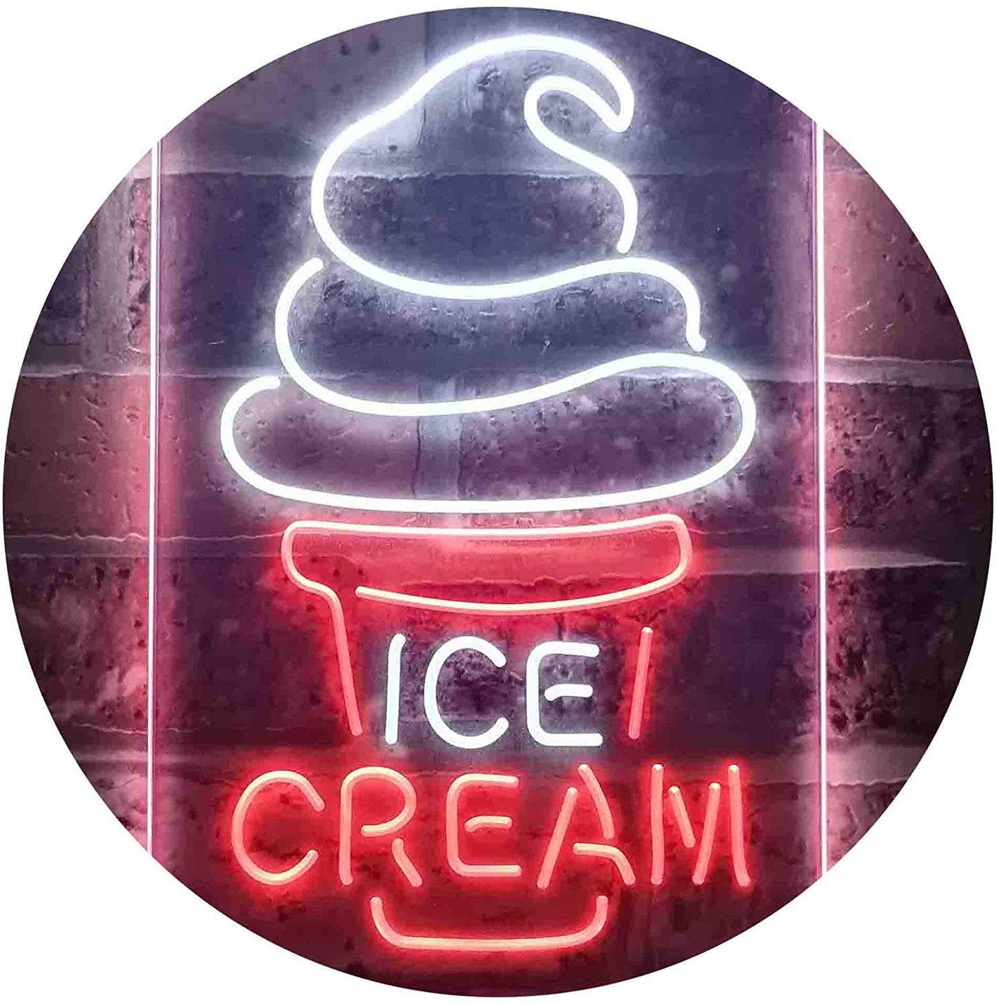 Ice Cream Cones LED Neon Light Sign - Way Up Gifts