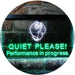 Quiet Please Performance in Progress LED Neon Light Sign - Way Up Gifts