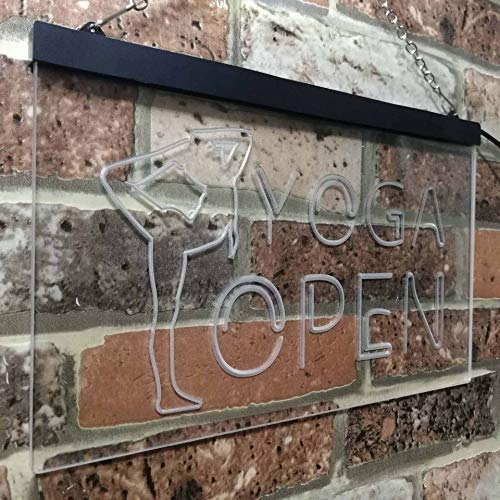Open Yoga LED Neon Light Sign - Way Up Gifts