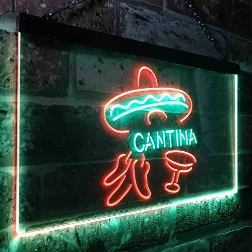 Mexican Bar Beer Cantina LED Neon Light Sign - Way Up Gifts