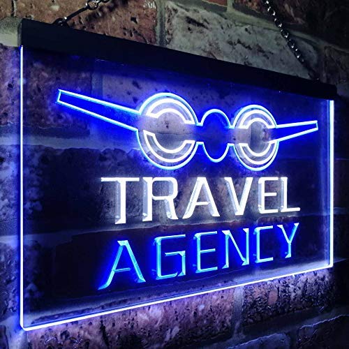 Travel Agency LED Neon Light Sign - Way Up Gifts