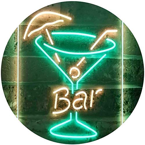 Cocktail Glass Bar LED Neon Light Sign - Way Up Gifts