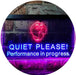 Quiet Please Performance in Progress LED Neon Light Sign - Way Up Gifts
