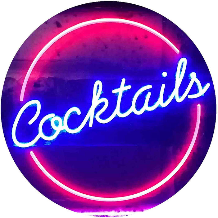Cocktails Bar LED Neon Light Sign - Way Up Gifts