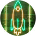 Space Shuttle Rocket Kids Wall Decor LED Neon Light Sign - Way Up Gifts