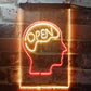 Open Mind Brain Storming LED Neon Light Sign - Way Up Gifts